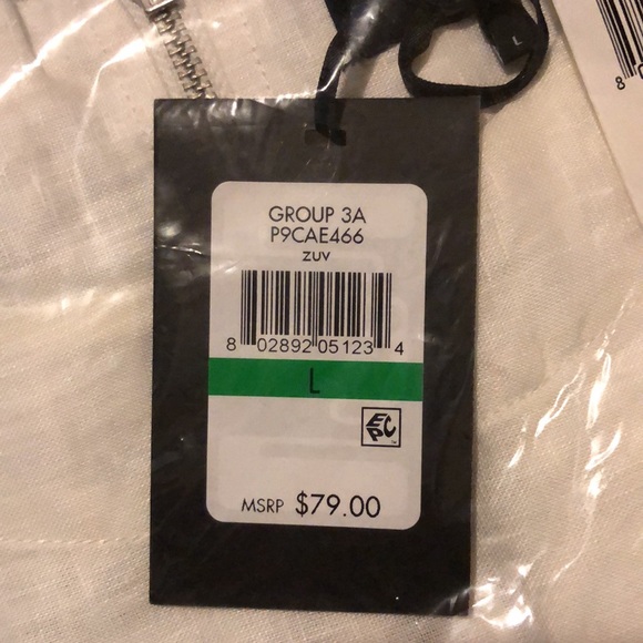 DKNY Womens Linen Printed Top - Picture 4 of 4